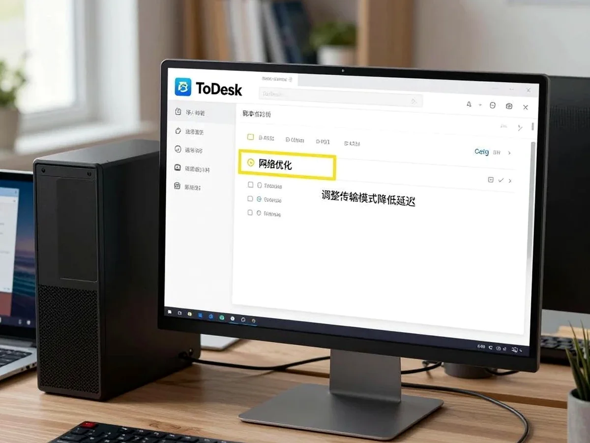 远程桌面延迟忽高忽低，先从网络链路找答案操作示意图